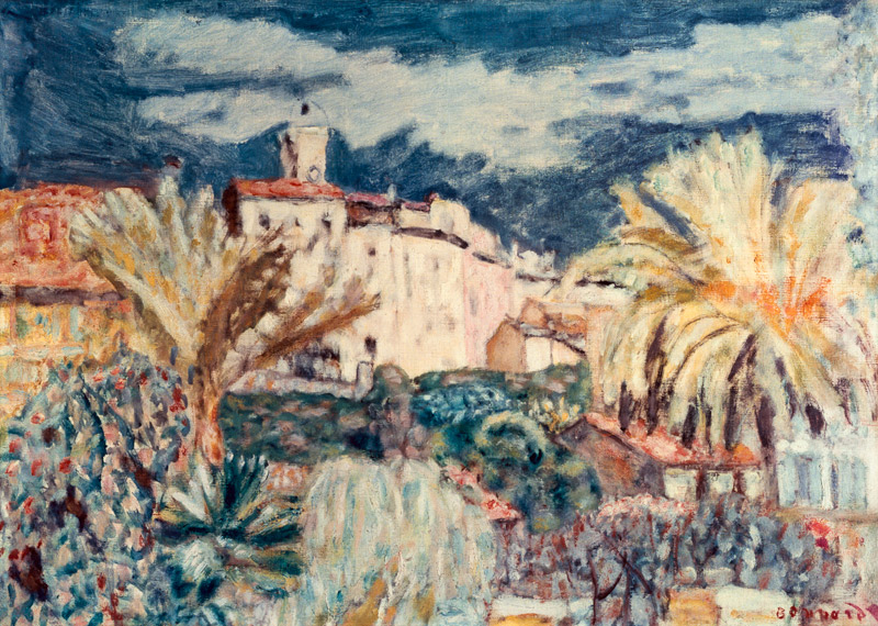 Paysage au Cannet von Pierre Bonnard