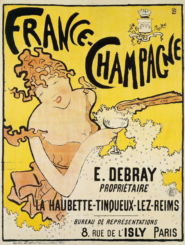 Plakatwerbung Frankreich Champagne von Pierre Bonnard