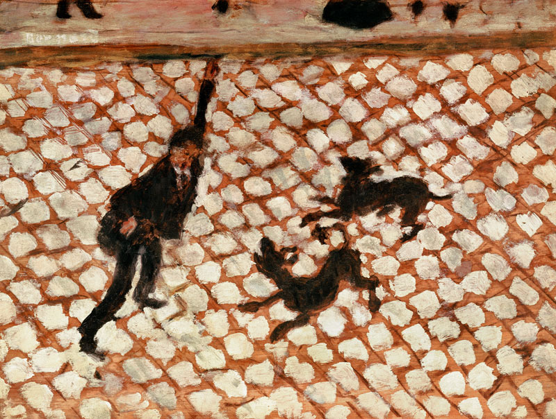 Scène de rue von Pierre Bonnard