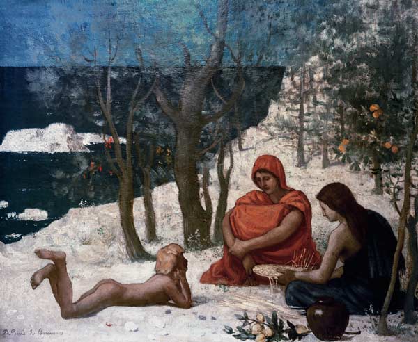 Griechische Kolonie von Pierre-Cécile Puvis de Chavannes