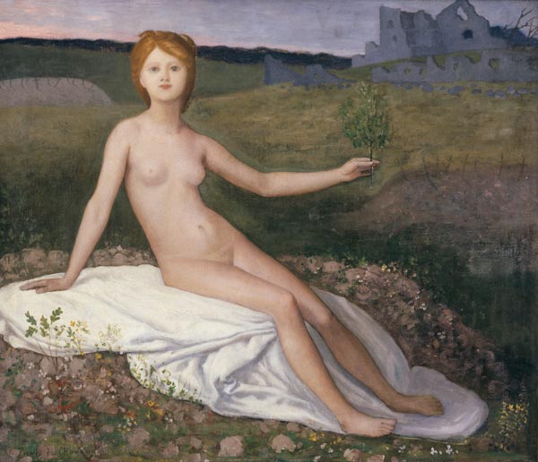 Die Hoffnung, Hope von Pierre-Cécile Puvis de Chavannes