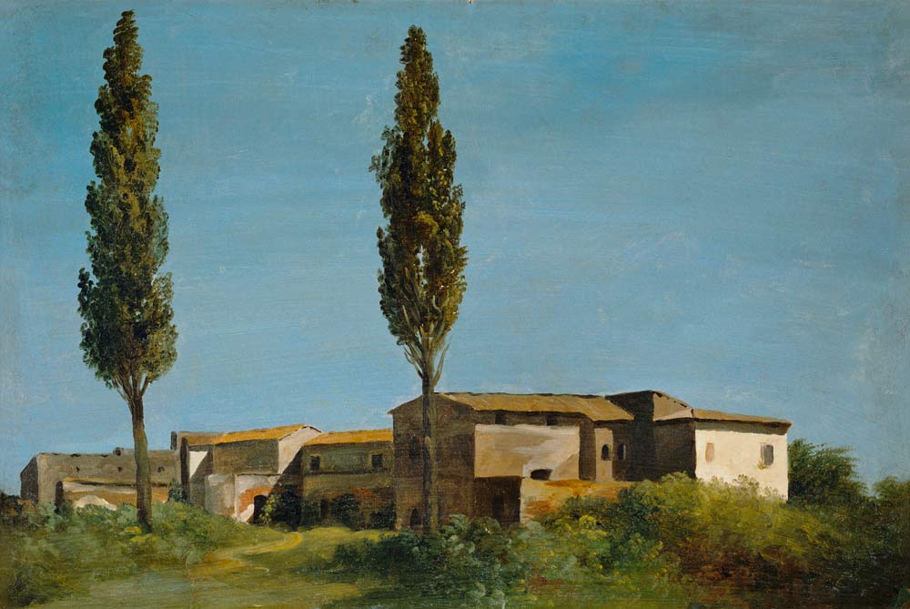 Poplars near Rome von Pierre Henri de Valenciennes