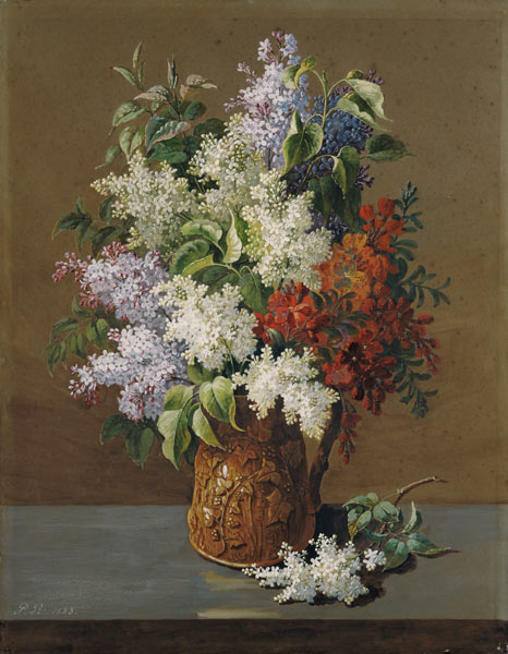 Vase of Lilacs von Pierre Joseph Redouté