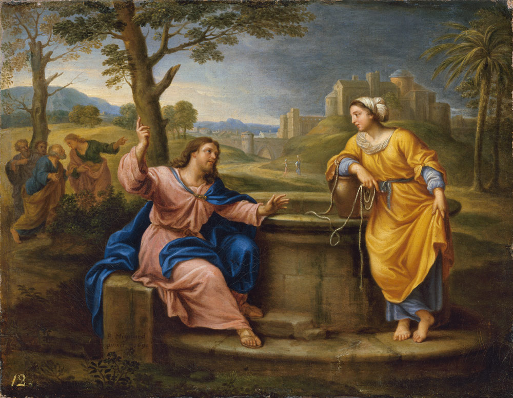 Christus und die Samariterin von Pierre Mignard