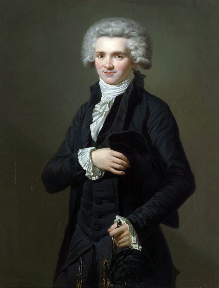 Porträt von Maximilien de Robespierre (1758-1794) von Pierre Roch Vigneron