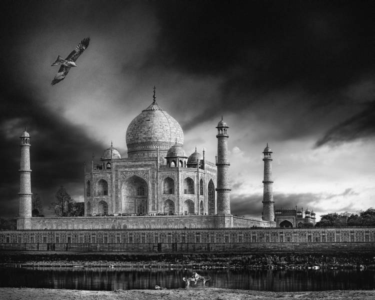 the banks of the Jamuna river von Piet Flour