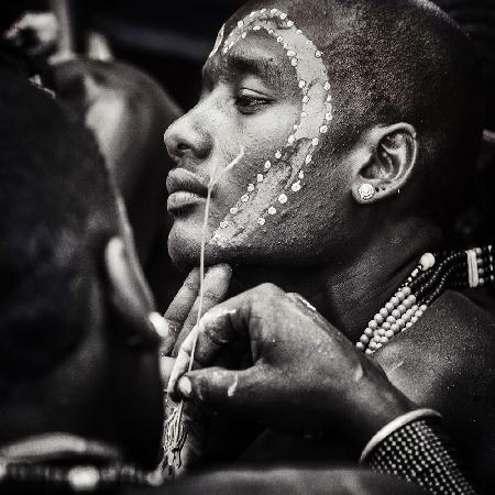 preparations for the bull jumping