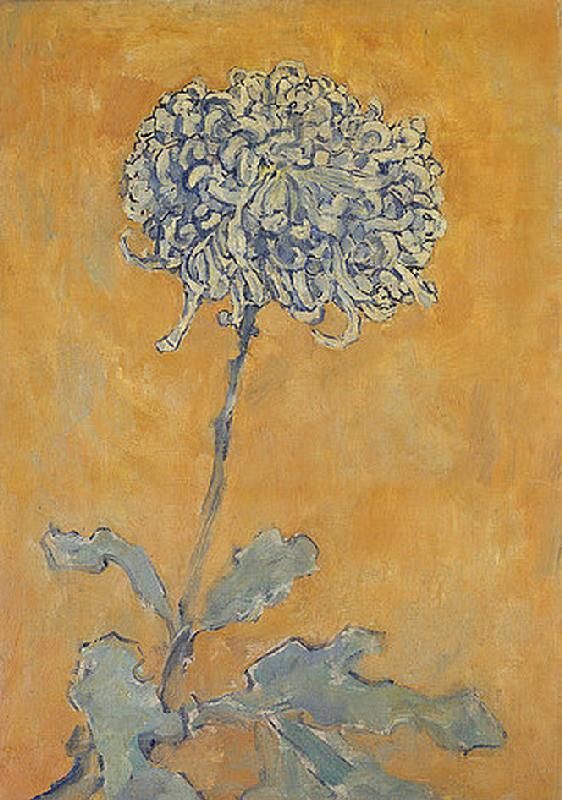 Chrysantheme von Piet Mondrian