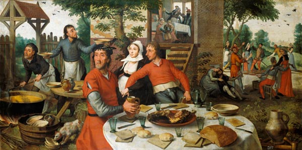 Bauernfest. von Pieter Aertzen