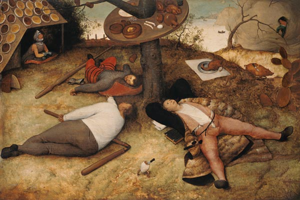 Das Schlaraffenland von Pieter Bruegel d. Ä.