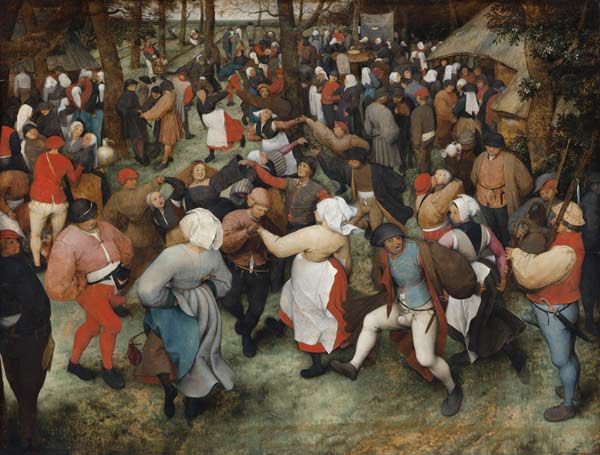 The Wedding Dance von Pieter Bruegel d. Ä.