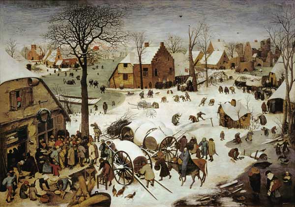 Volkszählung zu Bethlehem von Pieter Brueghel d. Ä.