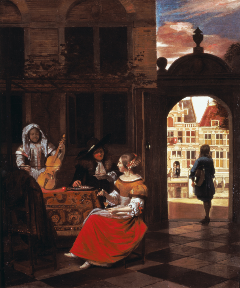 A Musical Party von Pieter de Hooch
