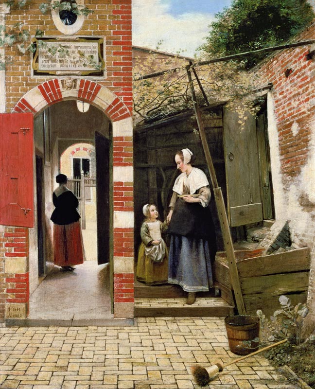 Der Hinterhof von Pieter de Hooch
