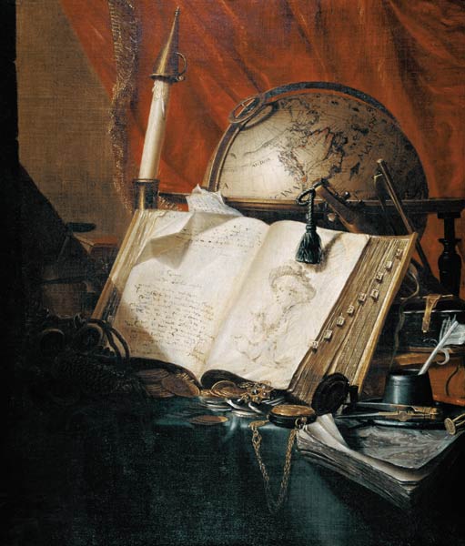 A Vanitas Still Life von Pieter de Ring