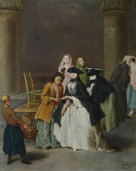 Die Wahrsagerei in Venedig von Pietro Longhi