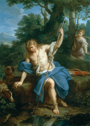 Narcissus and Echo von Placido Costanzi