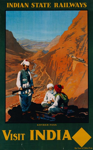 Visit India, Indian State Railways von Plakatkunst