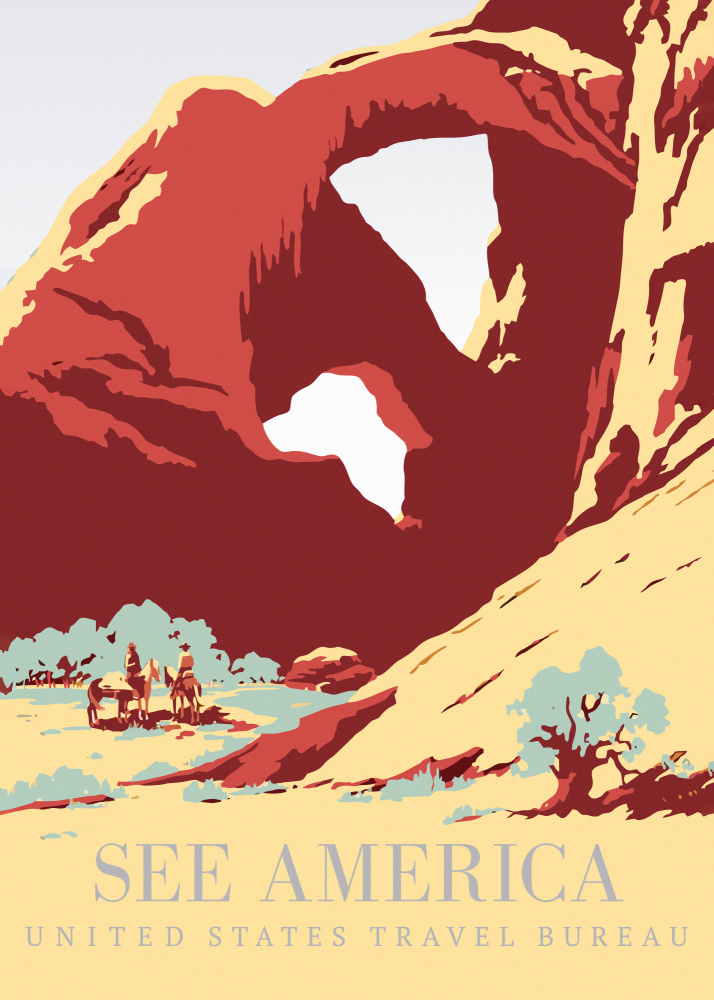 See America Poster von Plakatkunst