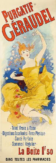 Purgativ Géraudel. Gedruckt bei Chaix, Paris 1891 Paris 1891