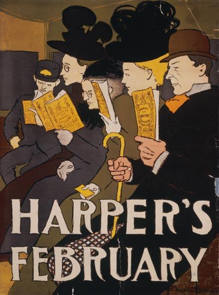 Harper's February, Von Edward Penfield