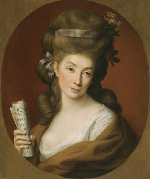 Porträt von Princess Izabela Elzbieta Potocka geb. Lubomirska (1755-1783)