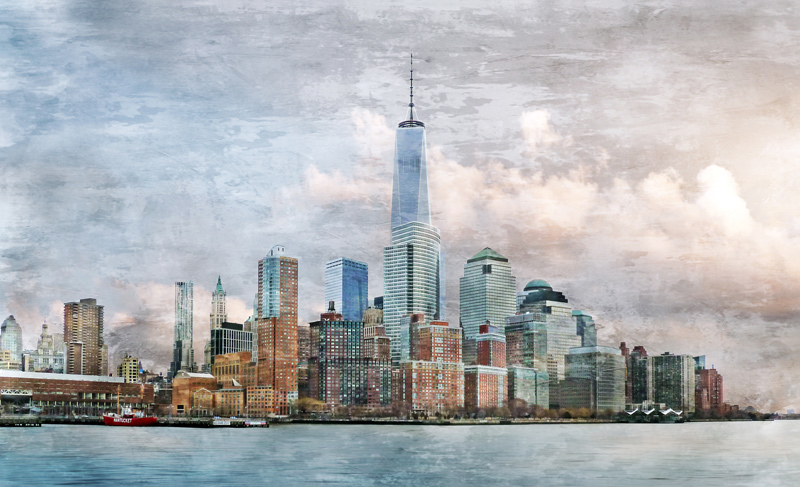NYC Skyline 14 von Regina Porip