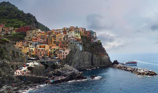 Italien Cinque Terre Manarola 2 von Regina Porip