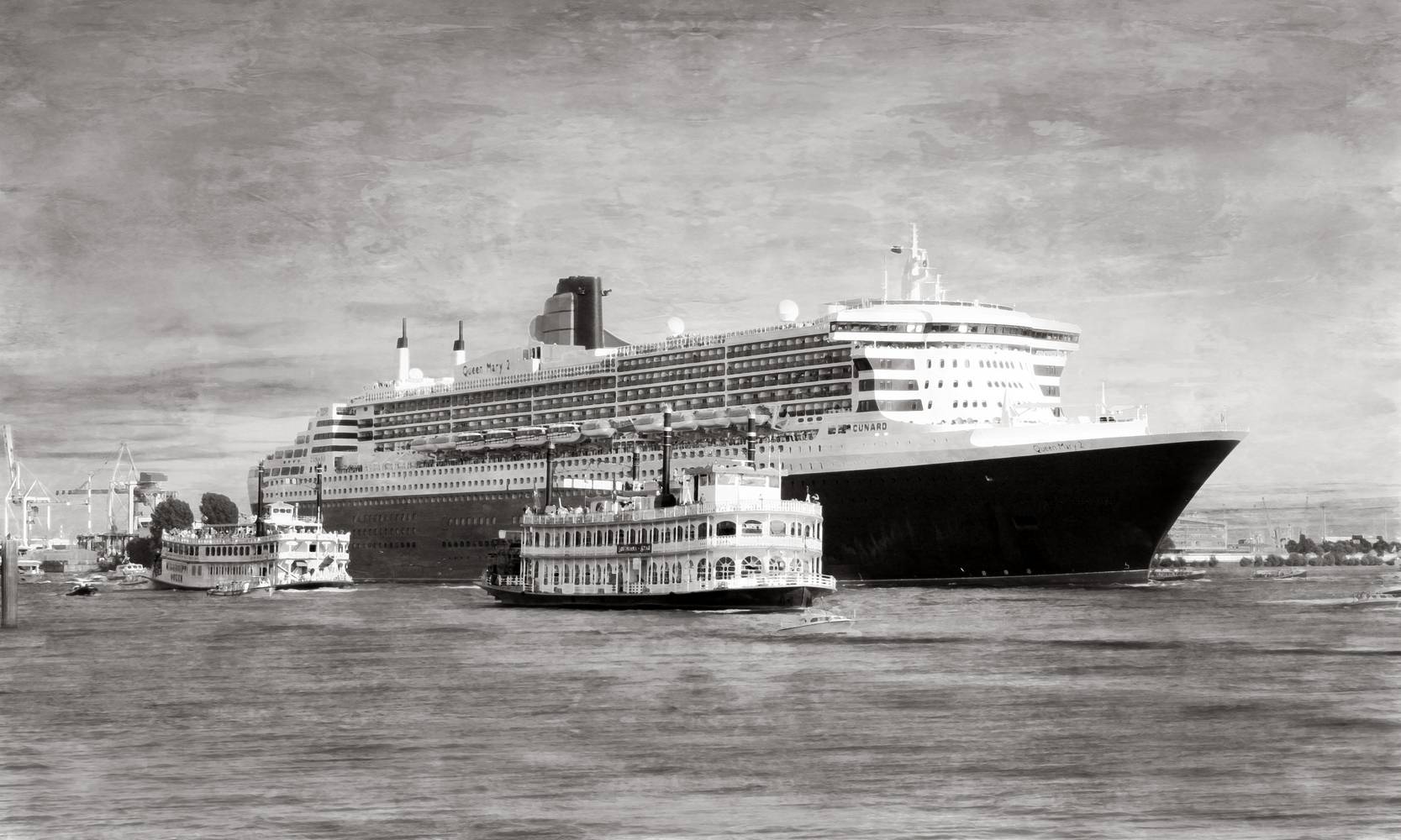 Queen Mary 1 sw von Regina Porip