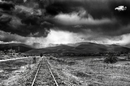 Tracks &amp; Thunderstorm - Ronan, MT