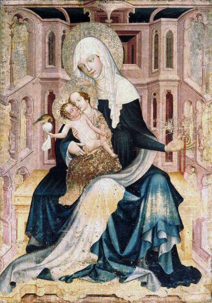 Heilige Anna Selbdritt Altar aus Strzegom von Prag Unbekannter Maler