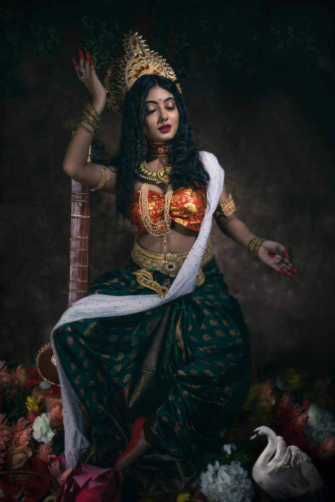 Aesthetic Saraswati von Prithul Das
