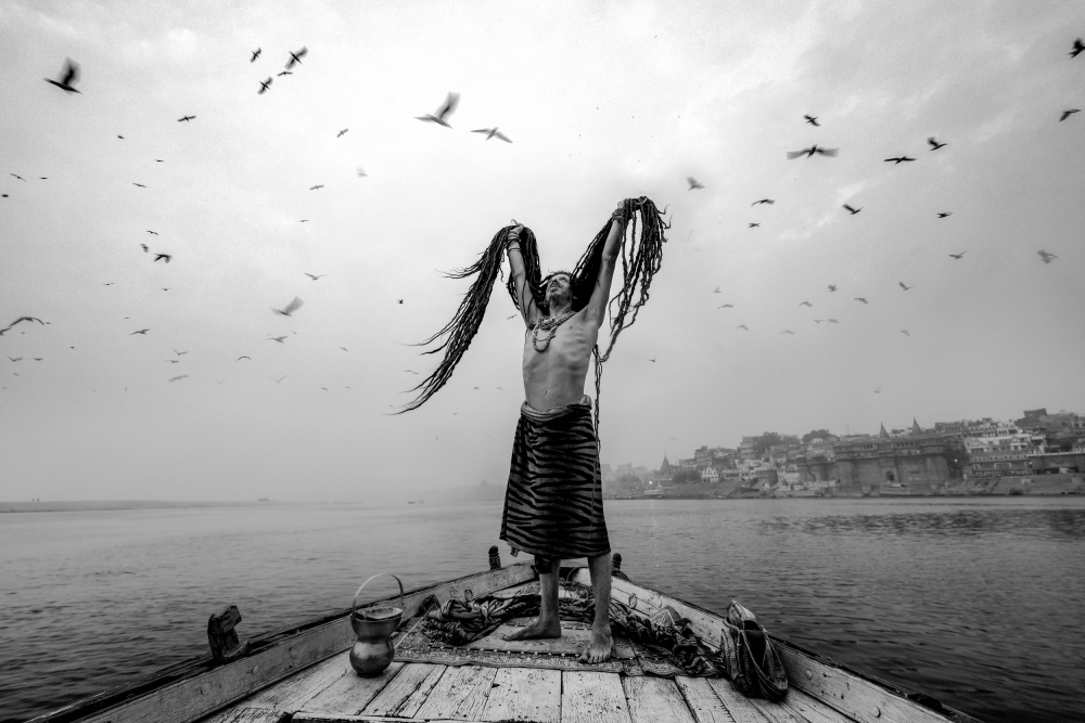 Devotee in Varanasi von Prithul Das
