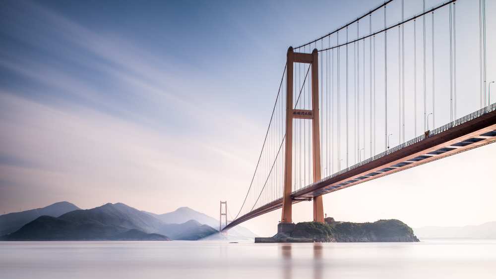 Xihou Bridge & Moon Bay von Qing Ai