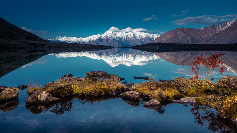 Minya Konka《邃蓝谧境》 von qiye