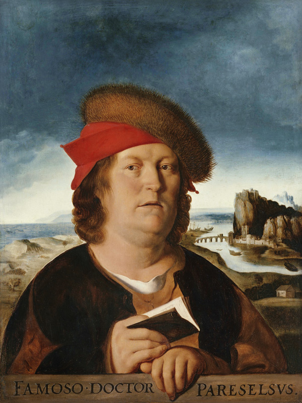 Porträt von Paracelsus von Quentin Massys