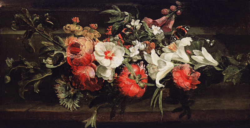 Still Life with Roses, Lilies and Other Flowers von Rachel Ruysch