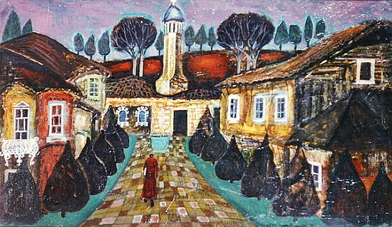 At Dawn, 1975 (oil on canvas)  von Radi  Nedelchev