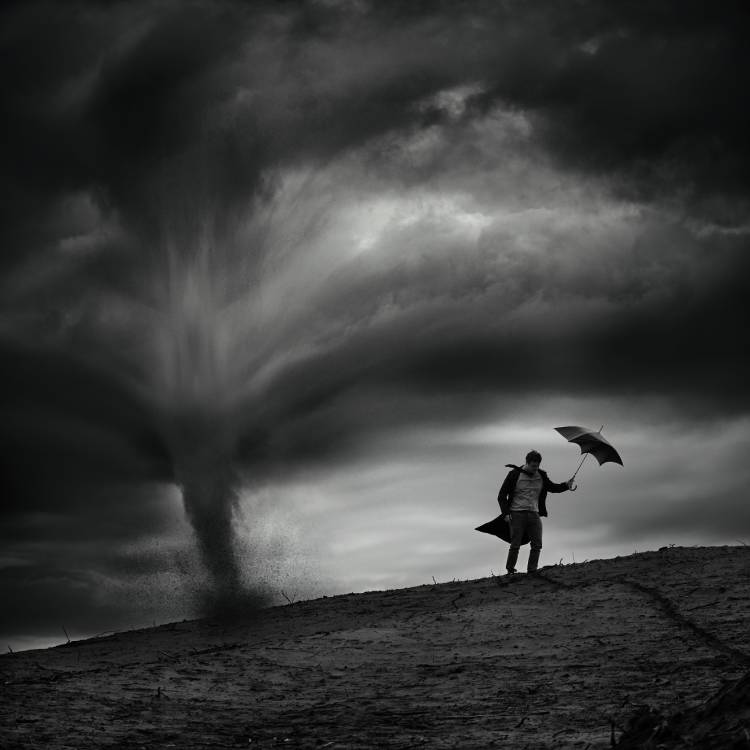 Man in the wind von Radovan Skohel