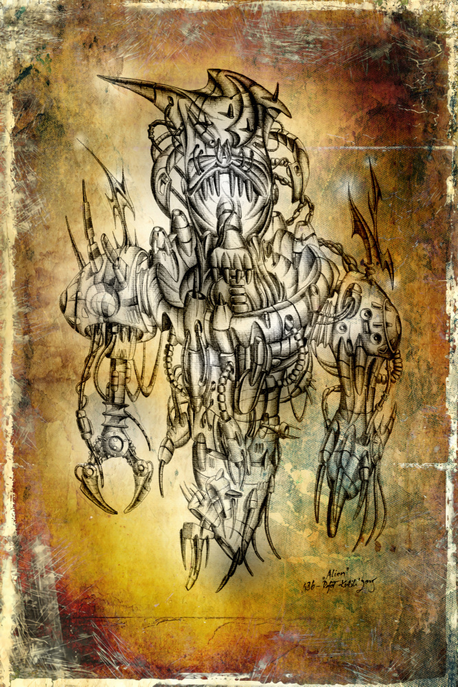 Alien cyber suit von Rafal Kulik