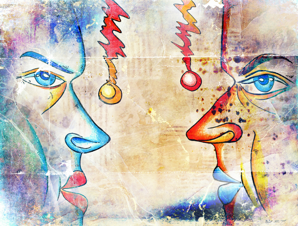 Faces of the duality of soul von Rafal Kulik