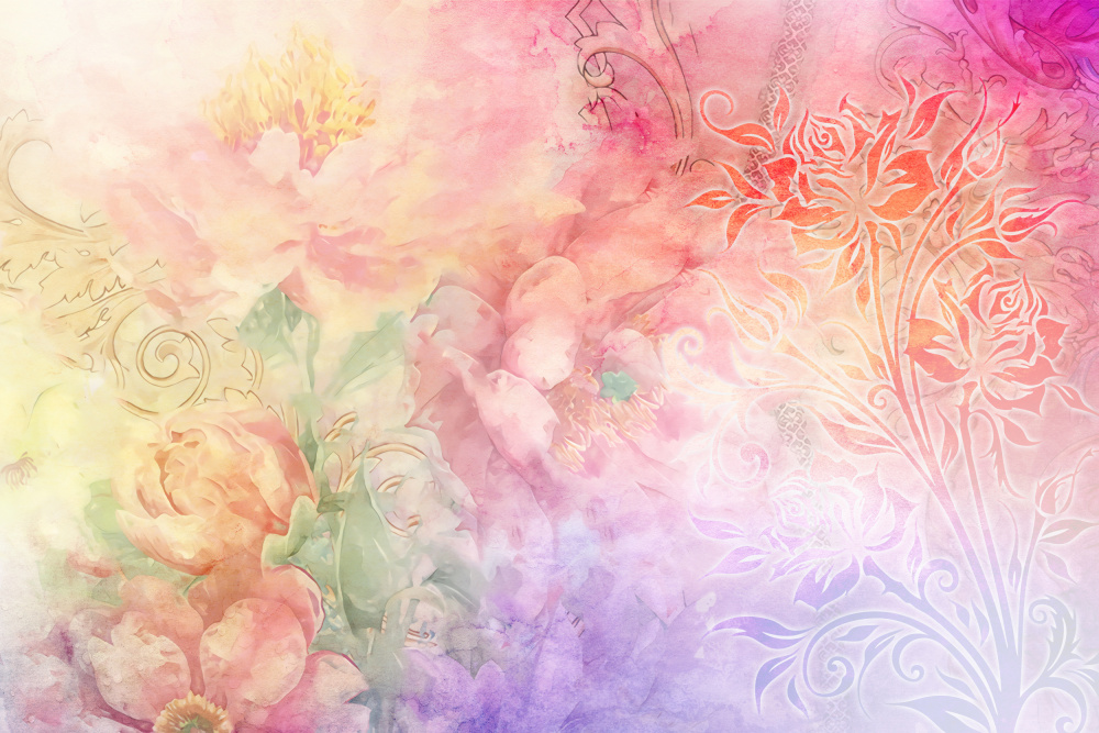 Ombre064flower von Rafal Kulik