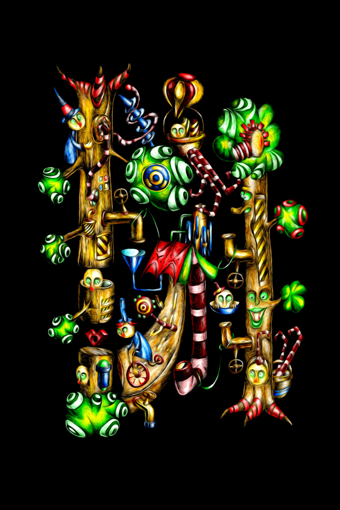 Sleepless Nights No. 4 - the forest von Rafal Kulik