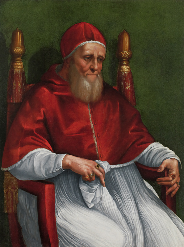 Bildnis des Papstes Julius II von Raffael - Raffaello Santi