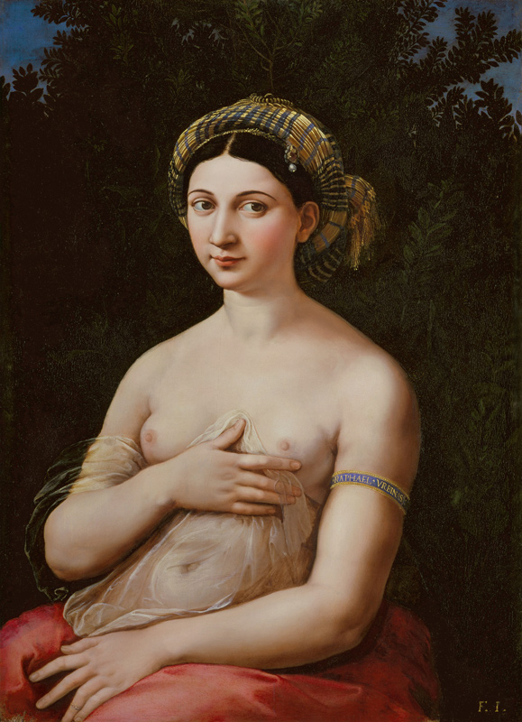 La Fornarina von Raffael - Raffaello Santi