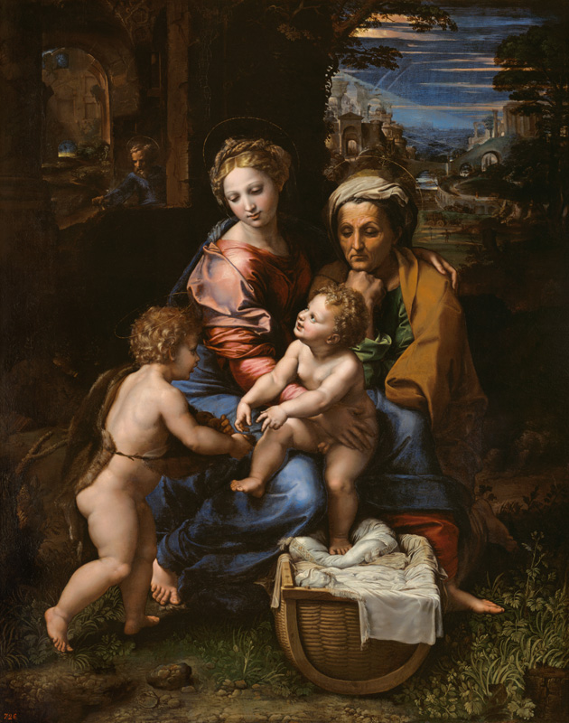 Die heilige Familie (La Perla)
 von Raffael - Raffaello Santi