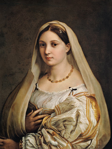 The Veiled Woman, or La Donna Velata von Raffael - Raffaello Santi
