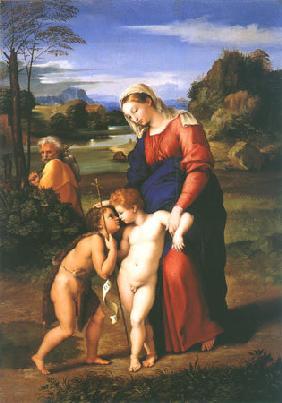 Heilige Familie mit hl. Johannes (Madonna del Passeggio)