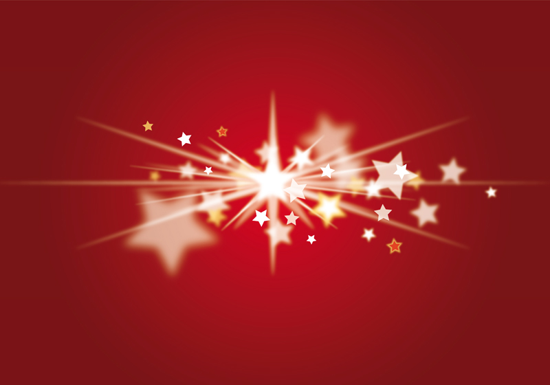 Weihnachtssterne-Hintergrund von Rainer Claus