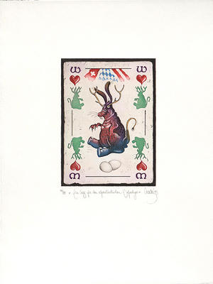 Alpenländischer Wolpertinger von Rainer Hercks